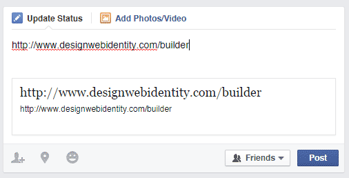 fix facebook link preview