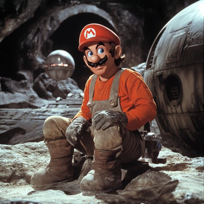 Mario in Star Wars