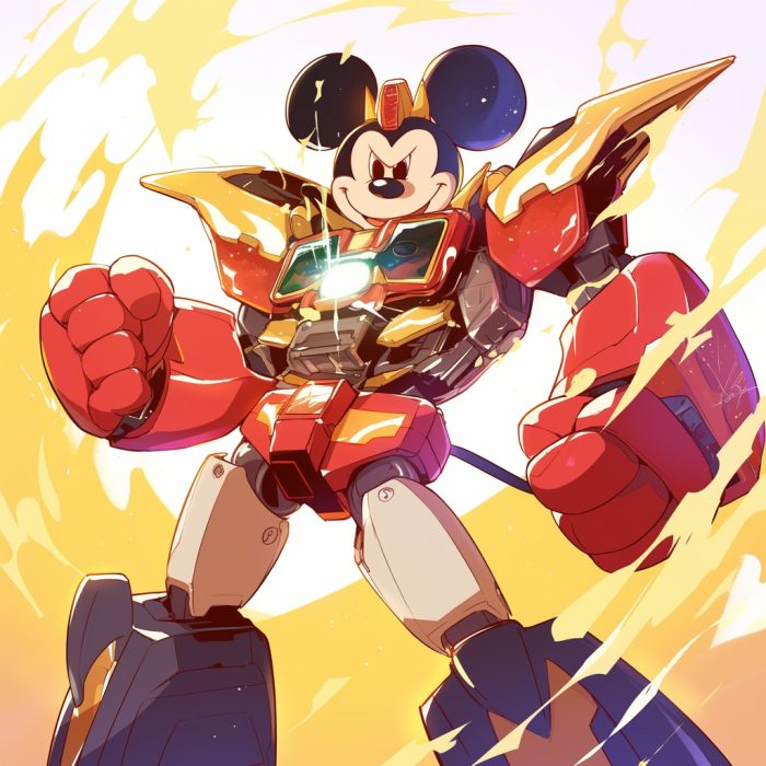 Mickey Mouse as Transformer