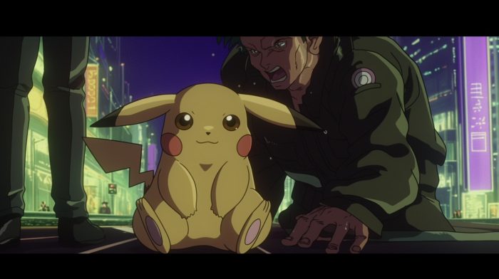 Pikachu in Ghost in the Shell Anime