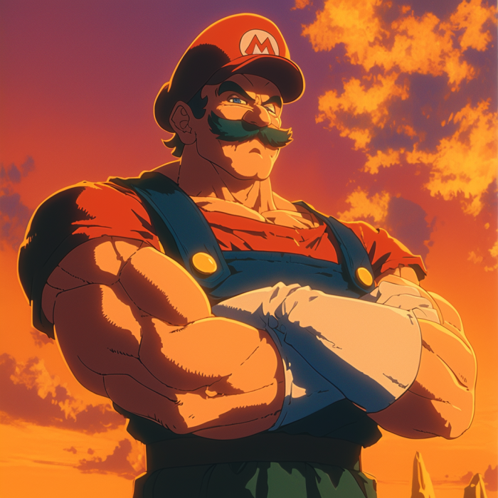 Super Mario in DragonBall Z