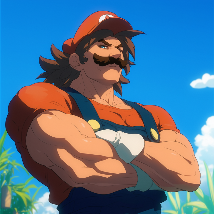 Super Mario in DragonBall Z