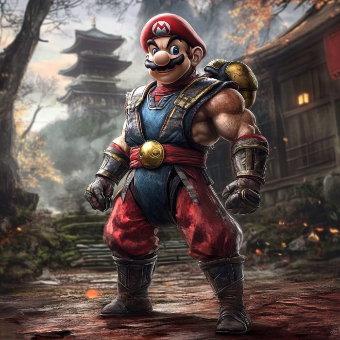 Super Mario in Mortal Kombat