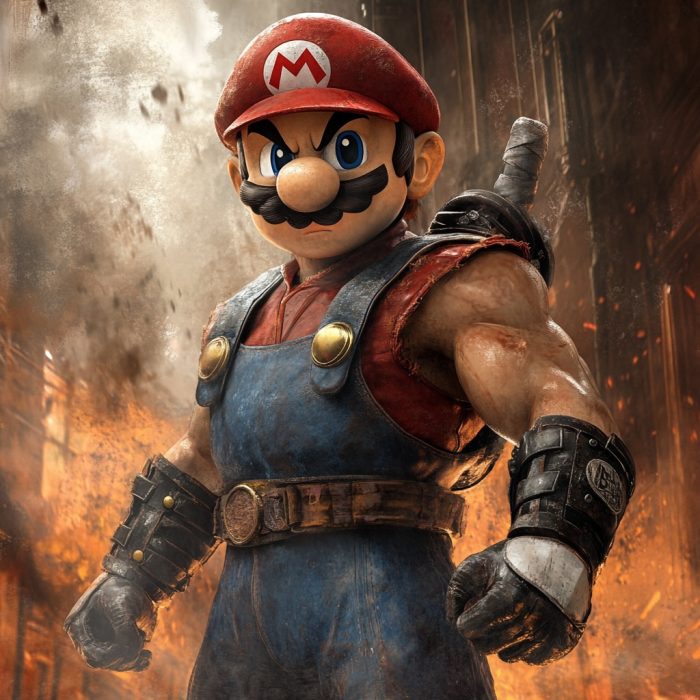 Super Mario in Mortal Kombat