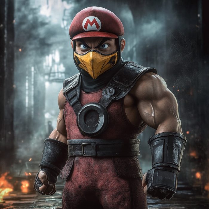 Super Mario in Mortal Kombat