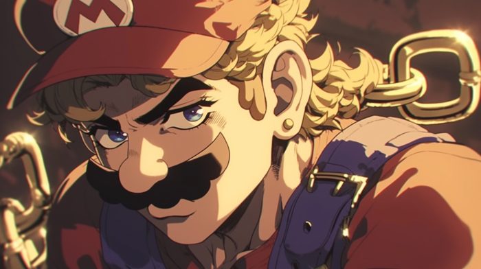 Super Mario in Jojo's Bizzare Adventure