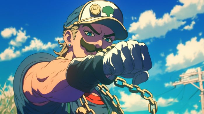 Super Mario in Jojo's Bizzare Adventure