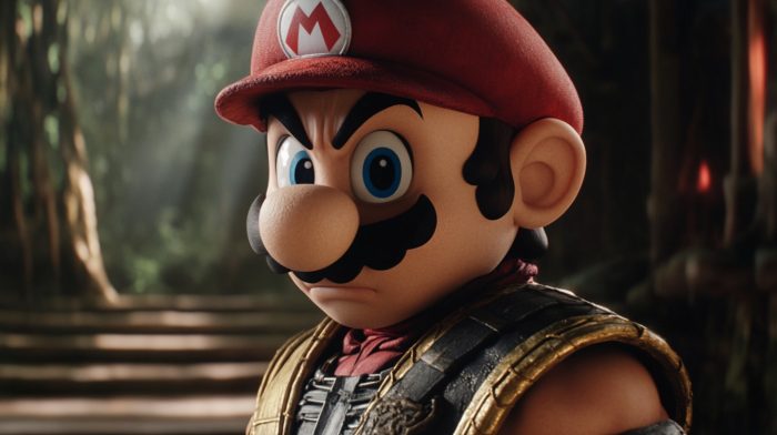 Super Mario in Mortal Kombat