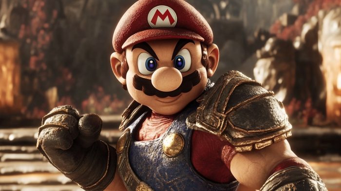 Super Mario in Mortal Kombat