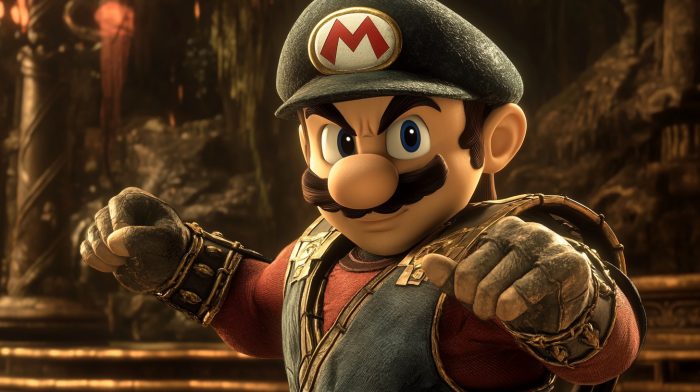 Super Mario in Mortal Kombat