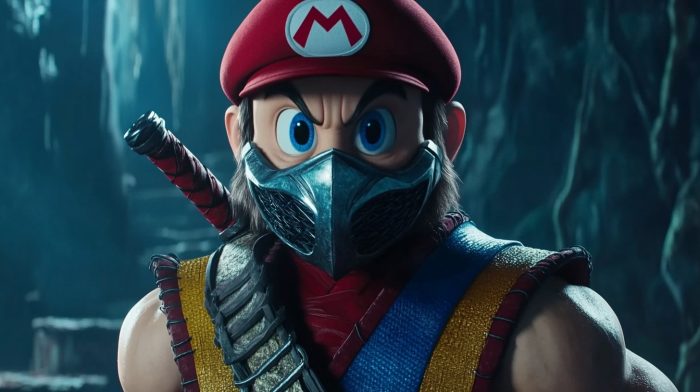 Super Mario in Mortal Kombat
