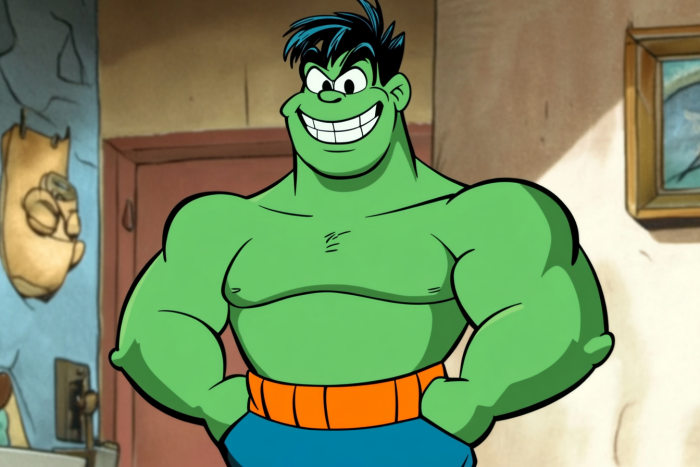 Hulk in the Flintstones