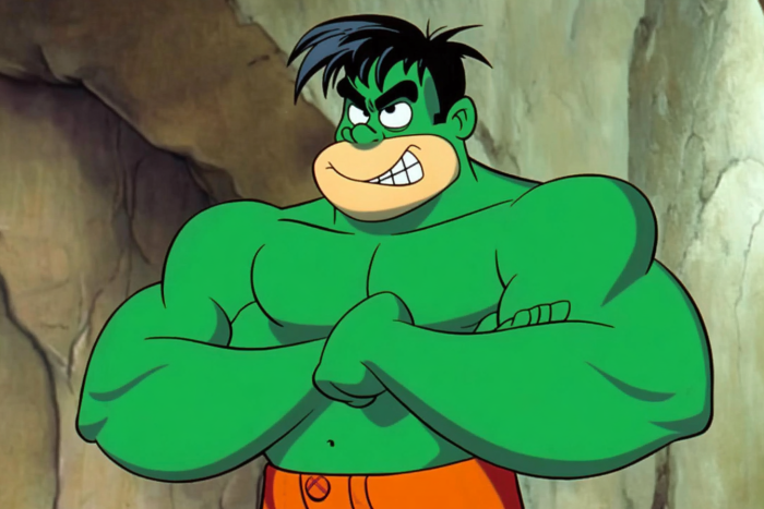Hulk in the Flintstones