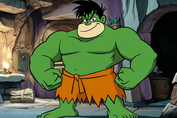Hulk in the Flintstones